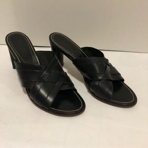 2 pairs of Cole Haan Leather Slip On  Heels